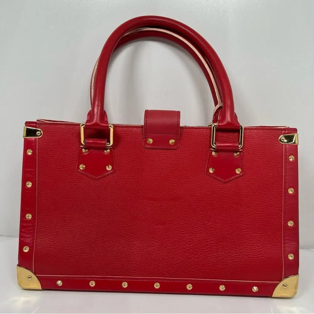 LOUIS VUITTON Le Fabuleux Shale Leather Shoulder Hand Bag Women Ladies Authentic